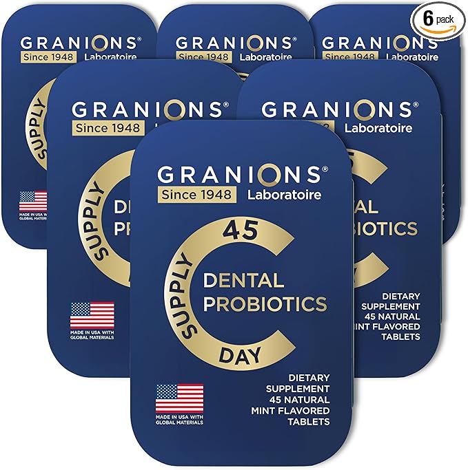 Oral Probiotic Mints - 3 Billion CFU for Dental Probiotics for Teeth and Gums - Best Breath Freshener with Lactobacillus Salivarius - Oral Health Probiotics for Bad Breath -270 Tablets in Tins