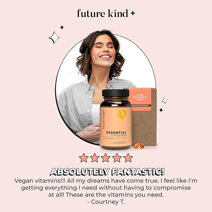 Future Kind Best Sellers Bundle | Vegan Multivitamins and Collagen Booster | Vegan Multivitamins for Women and Men with B12 Omega 3 and Vitamin D3 | Collagen Supports Skin Hair and Nail Health