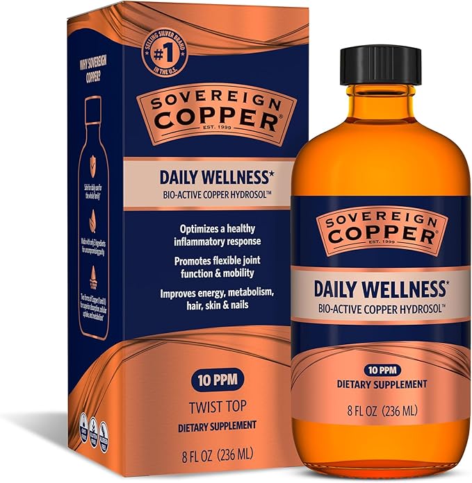 Sovereign Copper Bio-Active Copper Hydrosol 8oz