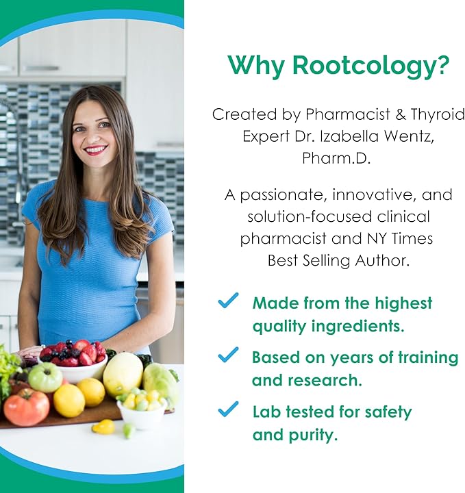 Rootcology by Dr. Izabella Wentz | P5P | Active Vitamin B6 to Support Balanced Mood and Healthy Response to Stress | 120 Vegetarian Capsules