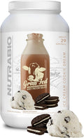 NutraBio Grass Fed Whey Isolate Protein Powder - 25G of Protein per Scoop - Sugar Free Natural Lean Muscle Supplement - Ice Cream Cookie Dream - 2 Pounds 29 Servings