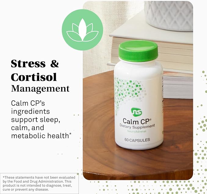 NeuroScience Kavinace OS + Calm CP Cortisol &amp Adrenal Support with Melatonin L-Theanine + Botanicals (2 Products)