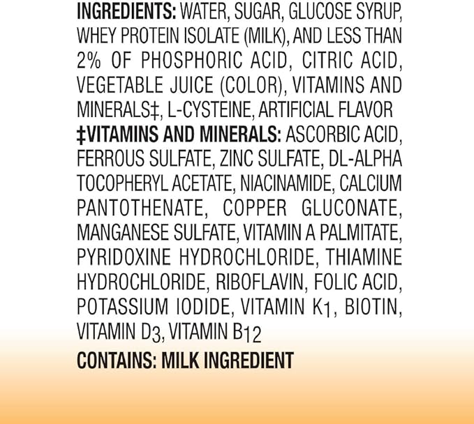BOOST Breeze Clear Nutritional Drink 9g Protein 250 Nutrient-Rich Calories Wild Berry (Pack of 24) &amp Orange (Pack of 24)