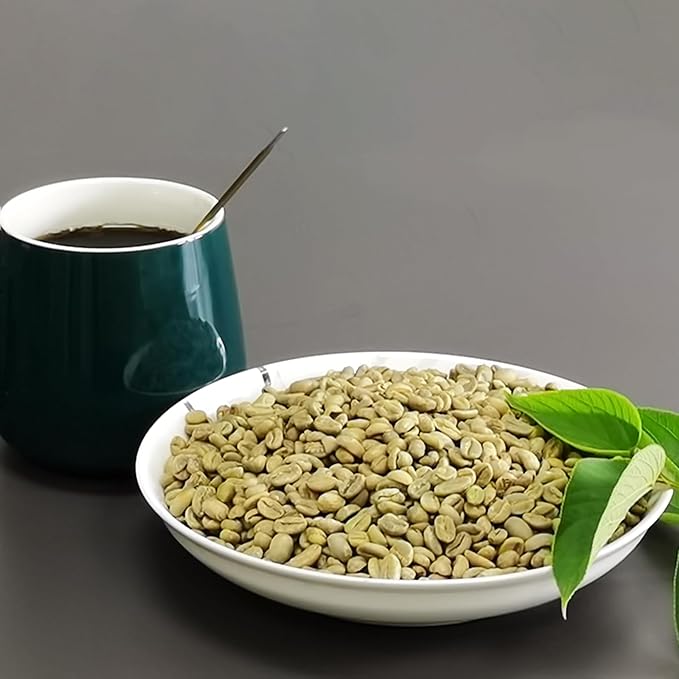 FixtureDisplays Ethiopian Yirgacheffe Raw Green Unroasted Coffee Beans 32 Ounces Size 15883-32oz-1D