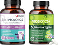 NATURE TARGET Probiotics for Women-Men-Kids Digestive Health with Fiber