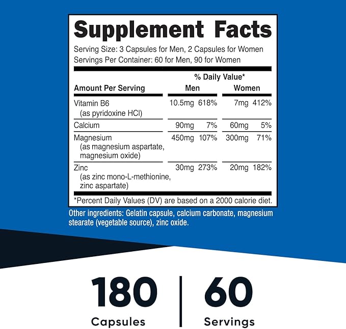 Nutricost Creatine 500 Grams Nitric Oxide 180 Capsules and ZMA 180 Capsules Bundle