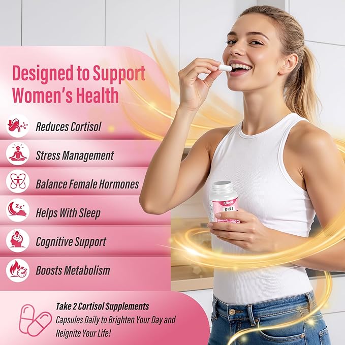 Cortisol Reducer Cortisol Supplement for Women Hormone Harmony for Women with Ashwagandha