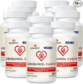 Ubiquinol CoQ10-600mg-Softgel Active Coq10 Ubiquinol Supplement with Vitamin E &amp Omega 3 6 9 High Absorption-Coenzyme-Q10 Powerful Antioxidant for Energy Production Tested 600 Count