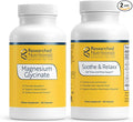 Researched Nutritionals Soothe &amp Relaxx Bundle with Magnesium Glycinate - High Absorption Magnesium + Mind &amp Muscle Support*