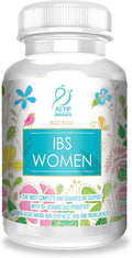 ACTIF IBS Women Maximum Support with 10+ Advanced Factors – Non GMO Made in USA 60 Count