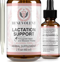 Lactation Supplement Breastfeeding Support Liquid - Breast Milk Supply Increase for Mothers Organic Drops of Fenugreek Blessed Thistle Goats Rue Herb 100% 2X Absorption No Alcohol or Sugar