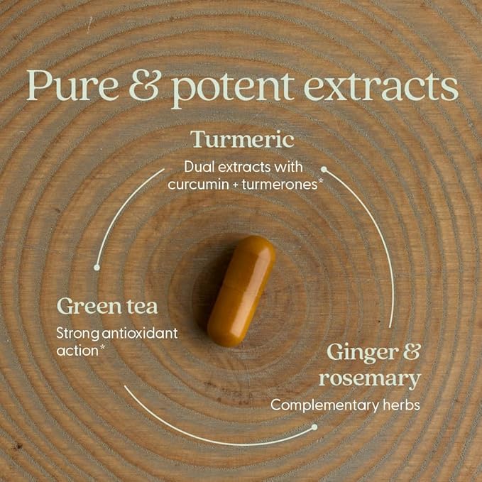 New Chapter Turmeric Supplement + Daily Detox Turmeric Force Detox Action with Green Tea + Ginger + NO Black Pepper Needed + NonGMO Ingredients Vegetarian Capsule 60 Count
