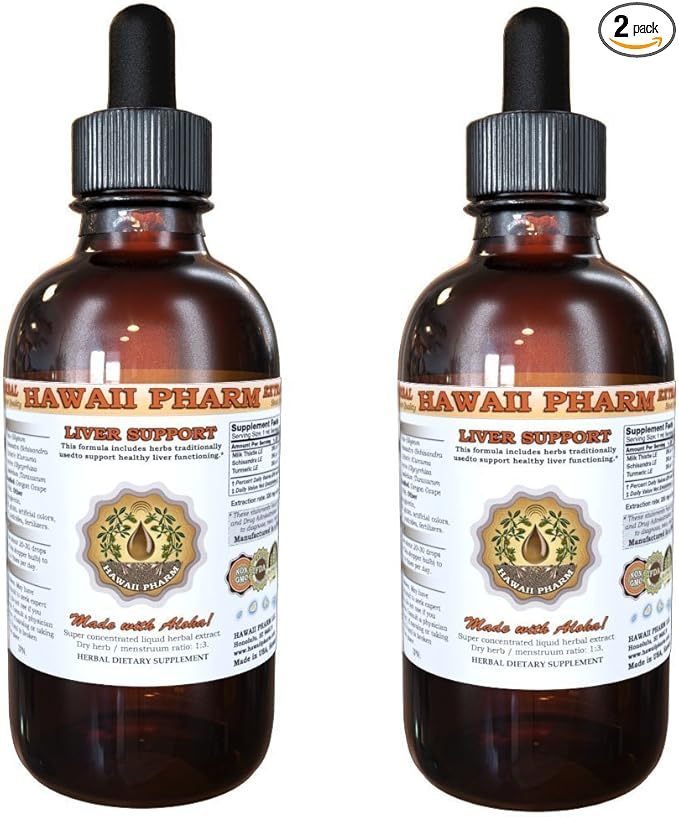 Hawaii Pharm Liver Support Liquid Extract 2x2 oz