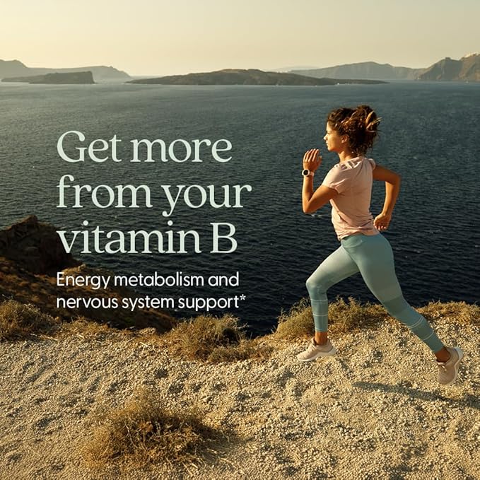 New Chapter Vitamin B Complex Fermented Coenzyme B Complex Rich in Vitamin B12 + Vitamin B6 + Biotin + Made with Organic Ingredients - 60 ct