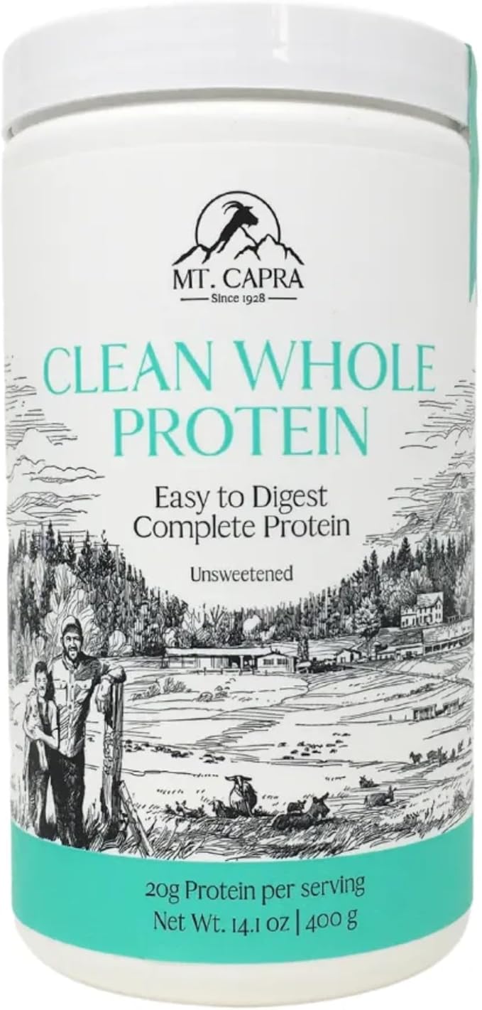 Mt. Capra Clean Whey Protein (Unsweetened) and Clean Whole Protein