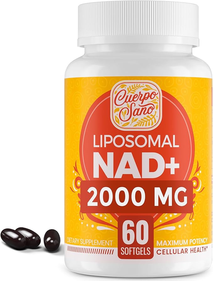 2000 MG NAD Supplement Liposomal NAD+ with High Absorption More Efficient Than Nicotinamide Riboside Pure &amp Plus Boosting Supplement Aging Defense Metabolism &amp Cellular 60 softgels
