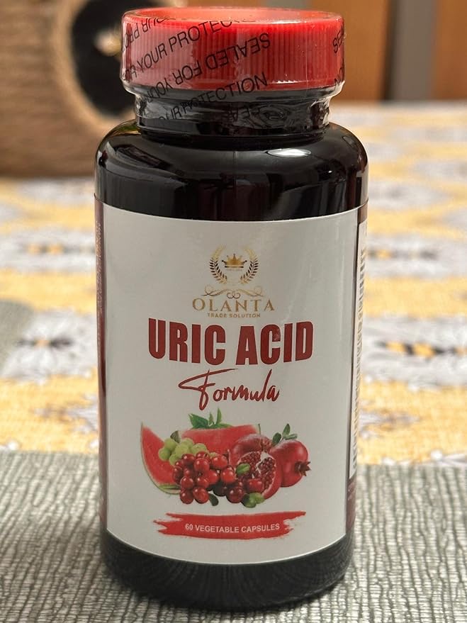 URIC Acid Cleanse Formula - Water Retention Relief Water Away Capsules Diuretic Pills for Water Retention Celery Seed Extract uric Acid Solution Milk Thistle Turmeric - 1 Bottle 60 Capsules