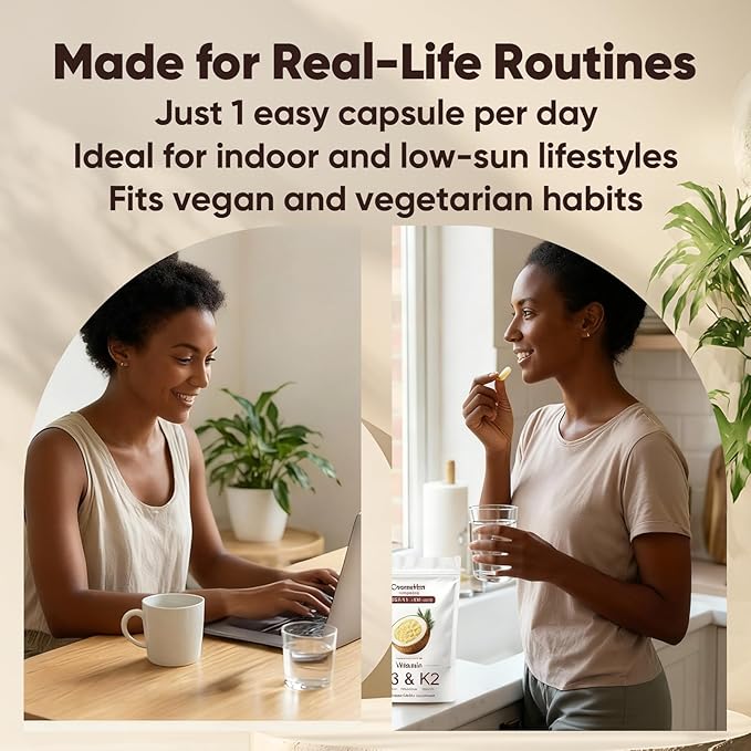 Naturals D3 K2 Vitamin d3 k2 10000 IU+ K2 200 mcg MK-7 Coconut Oil Extra Strength Bone &amp Immune Support 180 Softgels