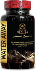 Water Away Complex - Fast Acting Bloating Relief Natural Water Away Pills Water Pills Water Retention Water Out Pills Milk Thistle Cranberry - 1 Bottle