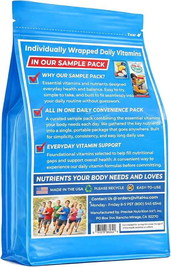 VITAL 4U® Vitamin - Premium Multivitamin for Men and Women | Supports Immune System Energy Heart Health and Body Functions Plus Sports Nutrition with Joint Support - 30 Servings