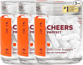 Cheers Protect | Daily Liver Supplement for Drinkers with L-Cysteine + DHM | Increase Glutathione Levels | 90 Doses | Cysteine Dihydromyricetin Milk Thistle Prickly Pear B-Vitamins Ginger