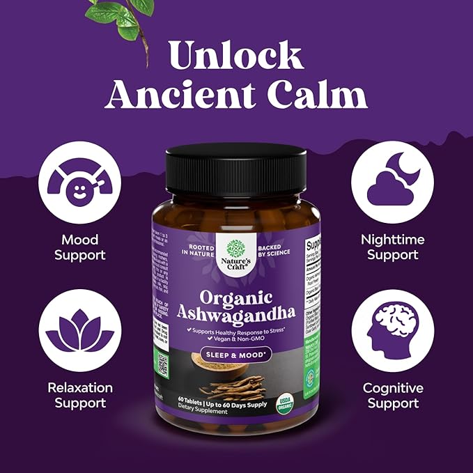 Bundle of Liver Support NAC - N Acetyl Cysteine with Antioxidants Turmeric Choline Dandelion &amp L-Glutathione and Organic Ashwagandha - Root Extract Powder with Black Pepper for Mood &amp Hormone