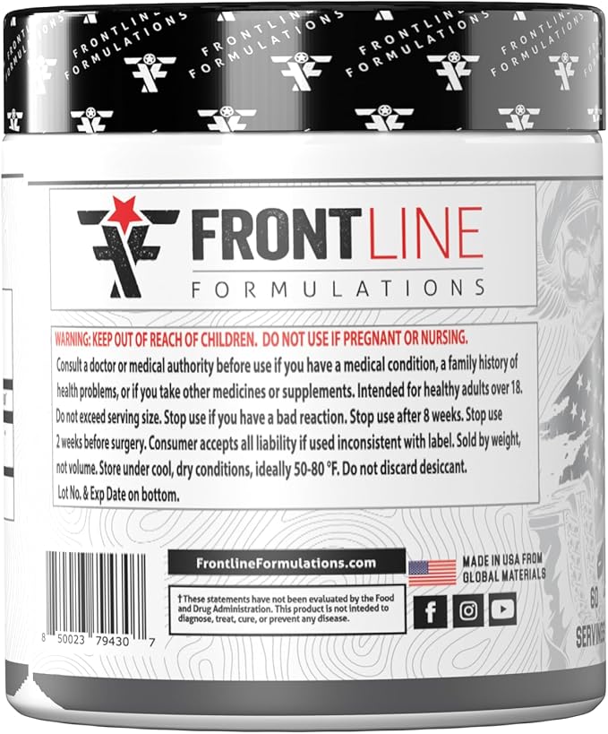 Creatine Monohydrate Promotes Lean Muscle Growth Unflavored Aids Muscle Recovery Post-Workout Supplement Veteren Owned and Operated (60 Servings Creatine Monohydrate)
