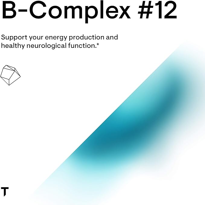 THORNE - Nutrient Essentials Duo - Iron Bisglycinate &amp B-Complex #12 for Energy Support and Blood Building - 60 Servings