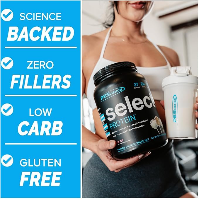 PEScience Select Protein Powder Whey and Casein Blend Lean Protein Powder for Women and Men Low Calorie Low Carb Keto Friendly Gluten Free Snickerdoodle - 55 Servings