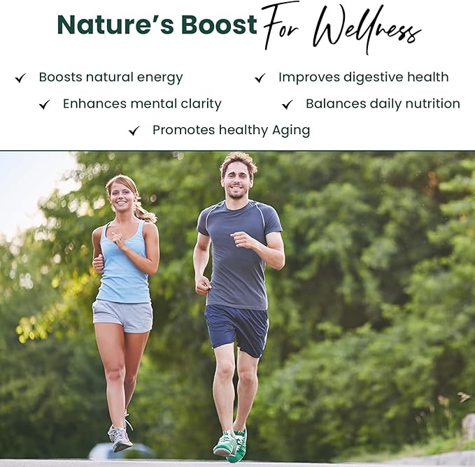 Greens+ Organic RAW Superfood Powder Super Blend Immune Support Morning Kick Energy Boost Nutrition Vibrant Health Dietary Supplement Vegan Soy/Dairy/Gluten Free(8.46oz)