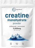 Creatine Monohydrate Powder 1 kg (2.2 Lbs) 5000mg Per Serv Micronized Creatine Powder Unflavored Pure No Filler Keto &amp Vegan Friendly Easy Dissolve Pre Workout Creatine for Women and Men