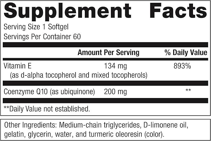 Metagenics Bundle - CoQ10 ST-200 &amp OmegaGenics EPA-DHA 1000-60 Softgels CoQ10 for Heart Health &amp Energy Production Support* - 120 Softgels of EPA-DHA 1000 for Heart Health &amp Immune System