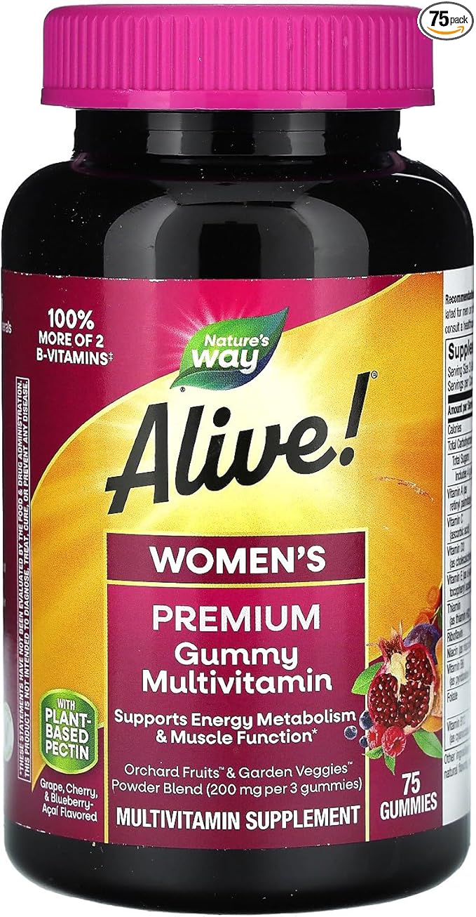 Natures Way Alive - Women's Gummy Vitamins 75 Count