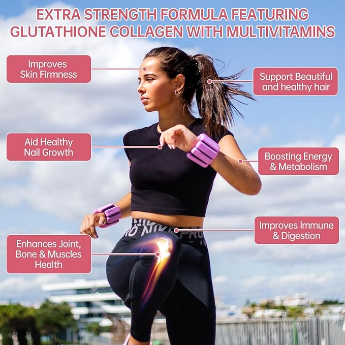 Glutathione Collagen Glow Gummies for Women Glutathione Collagen Glow Gummies for Dark Spot 60/120Pcs Korean Organic Glow Beauty Collagen for Skin Care (3)