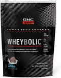 GNC AMP Wheybolic Clinically Proven Protein Powder 40g Whey Protein BCAA Leucine Increases Muscle Strength Muscle Building 3rd Party Tested Gluten Free. Cookies and Cream 10 Servings