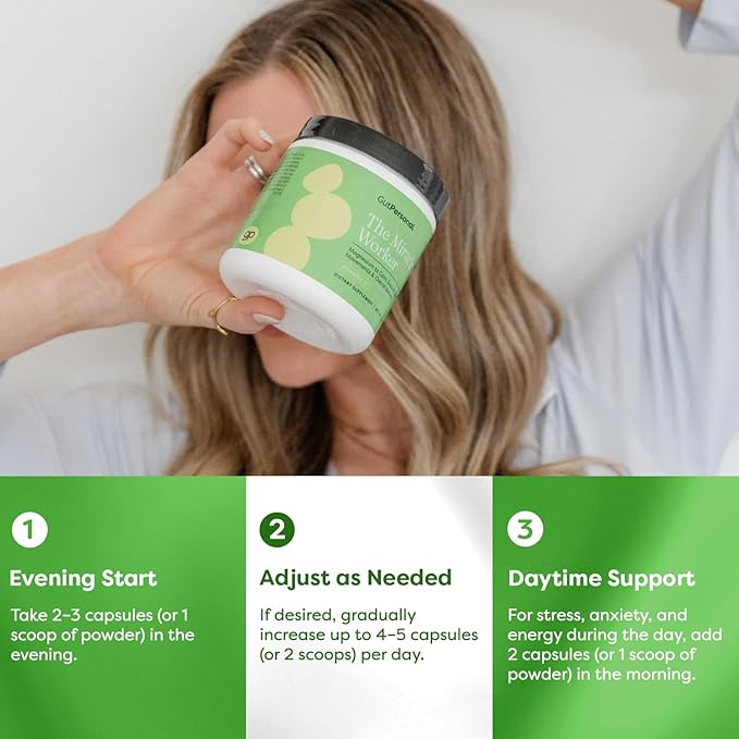 The Miracle Worker Magnesium Glycinate Powder for Sleep - Chelated Magnesium Drink Powder Supplement Helps Reduce Stress &amp Regularity While Easing Muscle Cramps with Strawberry Flavor - 30 Serving