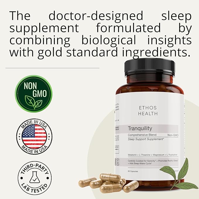 Dr. Scott's Natural Sleep Remedy Doctor-Formulated Natural Sleep Aid Melatonin for Adults Sleeping Aid for Deeper and Better Sleep Non-Habit Forming Sleeping Pills 60 Vegan Capsules