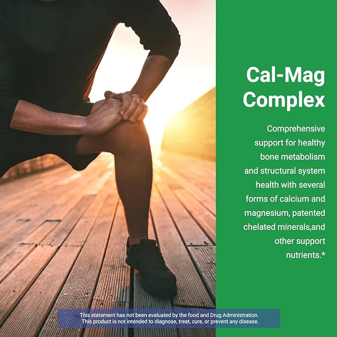 4Life Cal-Mag Complex - with Calcium Magnesium Vitamin D and K - 90 Tablets