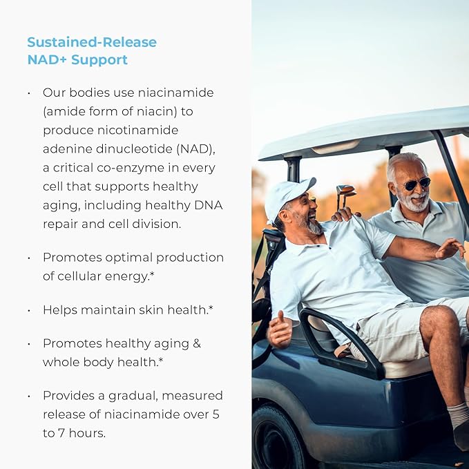 Endurance Products ENDUR-Amide - Niacinamide - SR (Sustained Release) 500 mg - Supports Skin &amp Cellular Health - High-Potency - Optimal 5–7 Hour Targeted Delivery - 200 Tablets