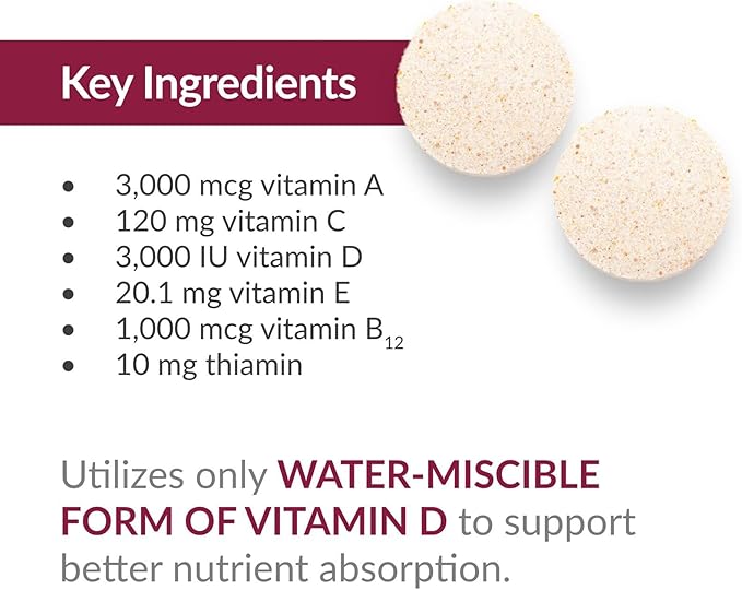 Bariatric Advantage Chewable Essential Multivitamin Without Iron - 200 DV of Key Nutrients - Trace Mineral Support* - Multivitamins for Bariatric Patients - Berry - 60 Count