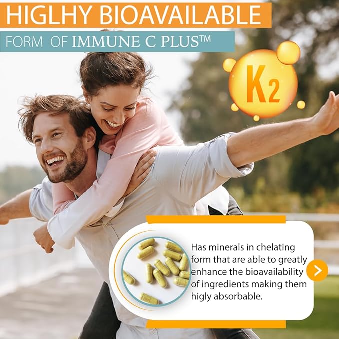 Quercetin 1000mg Vitamin C 1000mg Zinc 50mg Vitamin D3 5000iu Selenium Copper Acerola Ginger Rutin Bitter Orange Rose Hips Echinacea Immune C Plus 14 in 1 Immune C Plus (90 Count)
