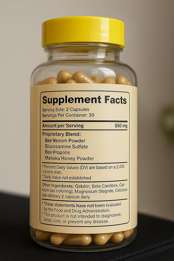 New Bee Therapy X | Natural Blend for Everyday Balance | Dietary Supplement – 60 Capsules