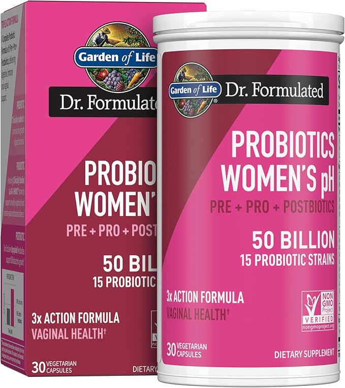 Garden of Life Women's Digestive Immune &amp Vaginal Health Probiotics Multivitamins 30 Count