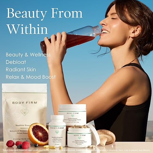 Body Firm Youthful Essence Antioxidant Wellness-Beauty Blend 90 Day Supply