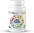 Vita Forte Vegan Multivitamin with Probiotics Digestive Enzymes &amp 42 Fruits &amp Vegetables – Halal Certified Non-GMO Gluten-Free Daily Energy &amp Immune Support – 60 Vegan Tablets