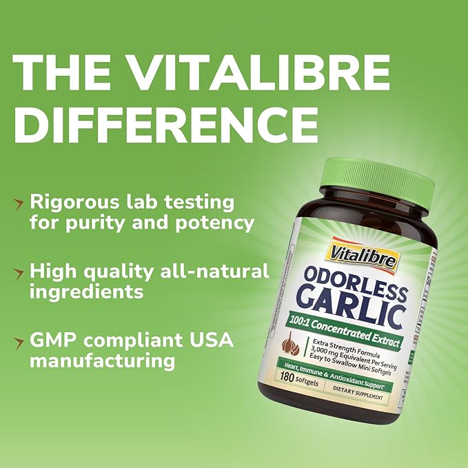 6 in 1 Magnesium Complex Supplement 120ct and 3000mg Equivalent Per Serving Odorless Garlic 180ct