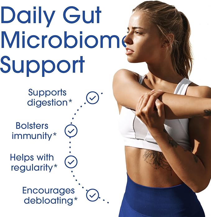 Nutrition Essentials Probiotics for Women and Men with Natural Lactase Enzyme &amp Prebiotic Fiber for Digestive Health - 80percent + Stronger Supplement for Gut Health Support - 3 Count of 60 Tablet