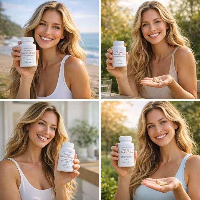 Women’s Probiotics + Prebiotic Supplement – 60 Capsules