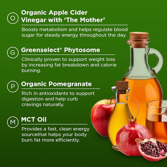 Numo Apple Cider Vinegar Gummies from The Mother ACV Gummies with Probiotics Folic Acid MCT Oil Vitamin B12 Pomegrante Supports Digestive Health Immune System Gut Health - 60 Count