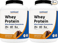 Nutricost Whey Protein Concentrate (Chocolate Peanut Butter) 5LBS - Gluten Free &amp Non-GMO (Pack of 2)